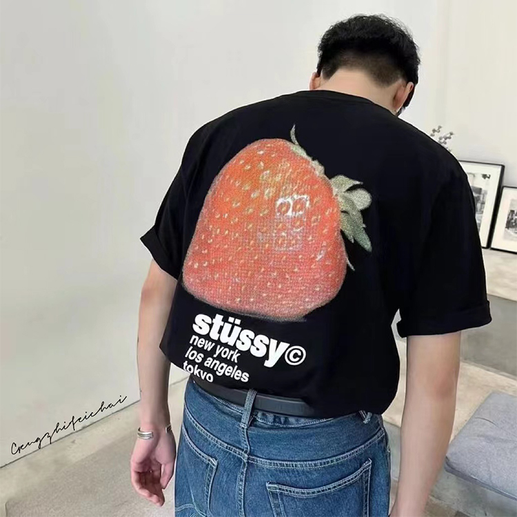 Stussy短袖潮流青年街头风