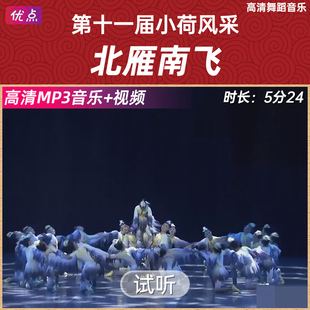 《北雁南飞》舞蹈伴奏音乐第十一届小荷风采原版高清立体声mp3