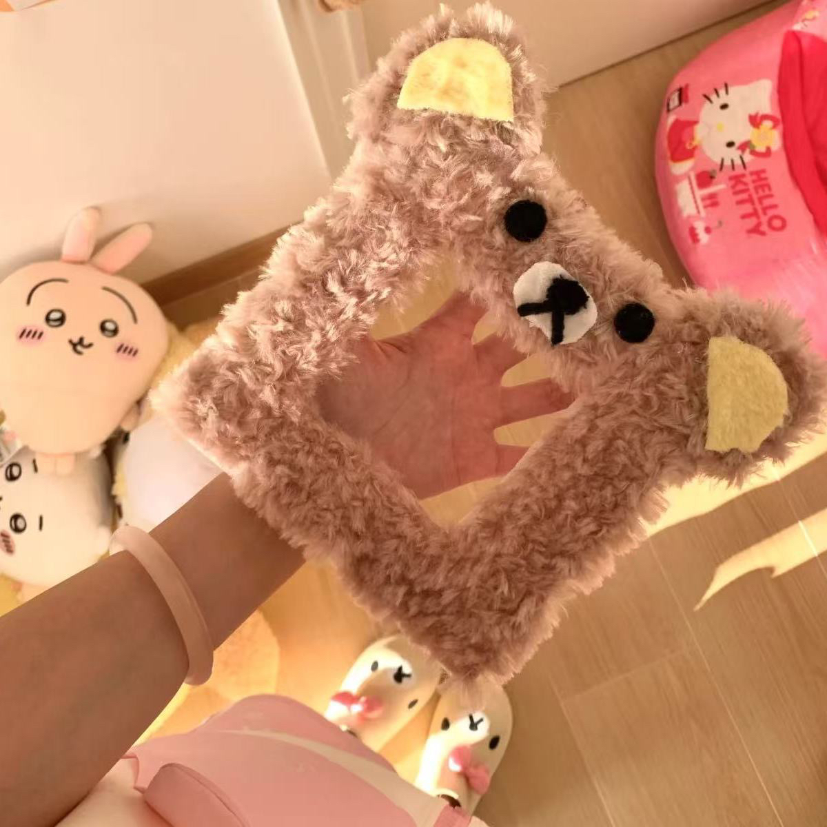 可爱小熊开关套客厅墙壁改造遮丑神器家用开关贴插座遮挡装饰美化