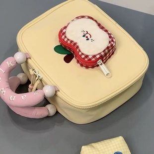 lucky 少女大容量化妆包手提洗漱包分层旅行收纳包 house