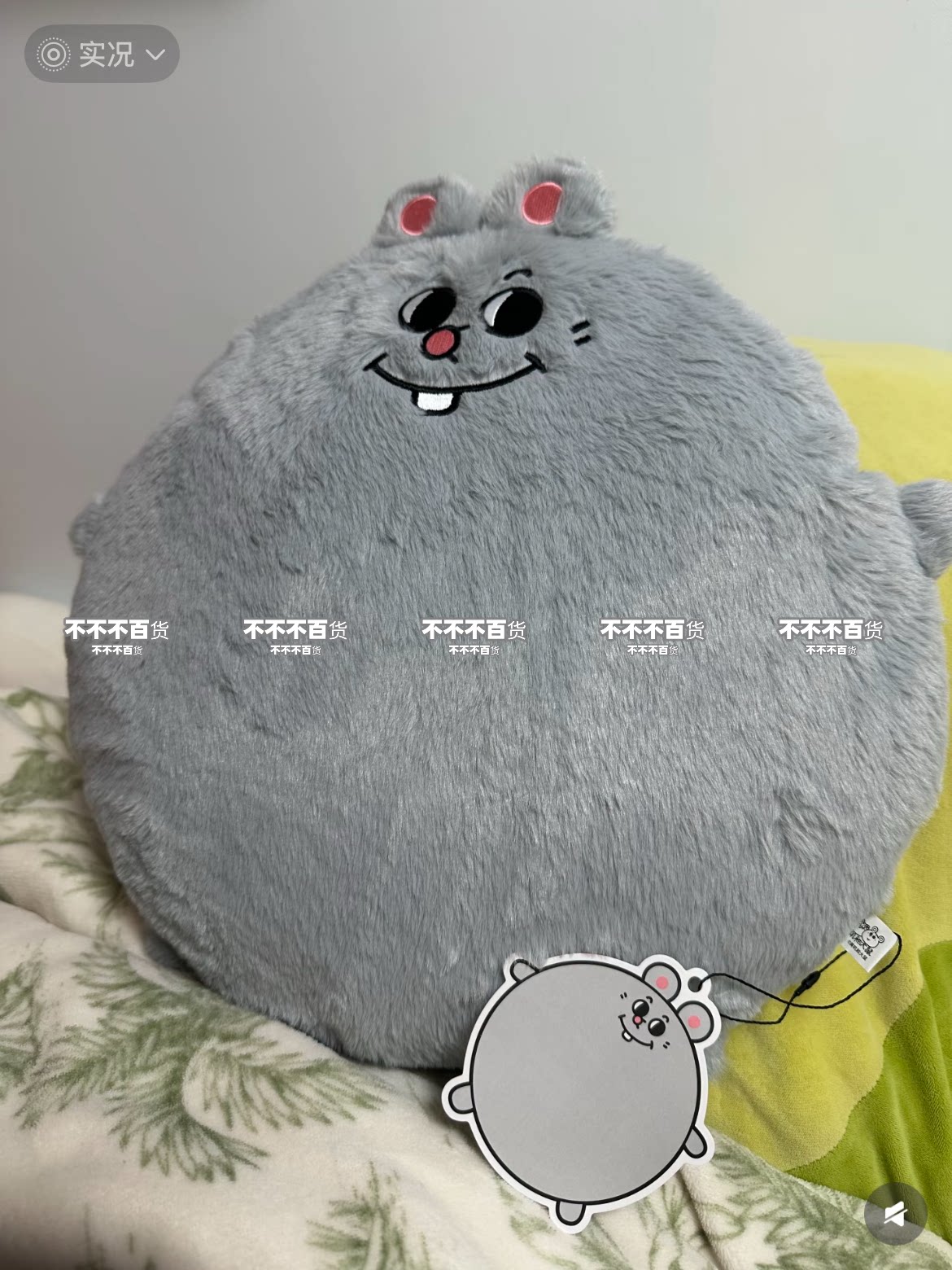 高颜值轻松熊毛绒绒坐垫可拆洗软棉桌椅屁垫宿舍飘窗办公室通用