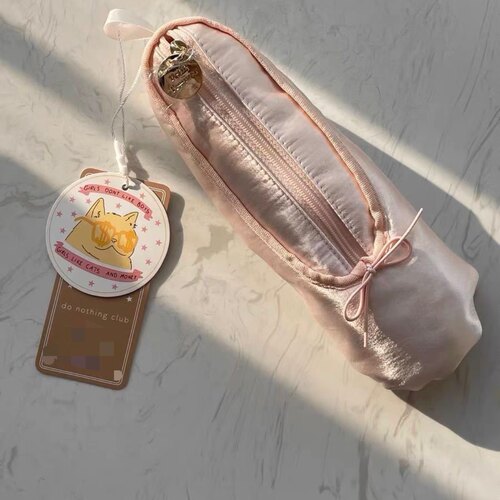 peti trout 芭蕾舞鞋创意造型少女心化妆包女 文具收纳学生笔袋