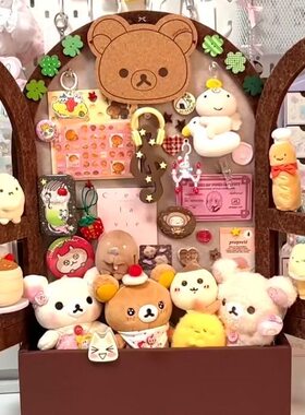 日系窗户小屋毛毡板中古照片墙桌面装饰留言板收纳 免打孔 不伤墙