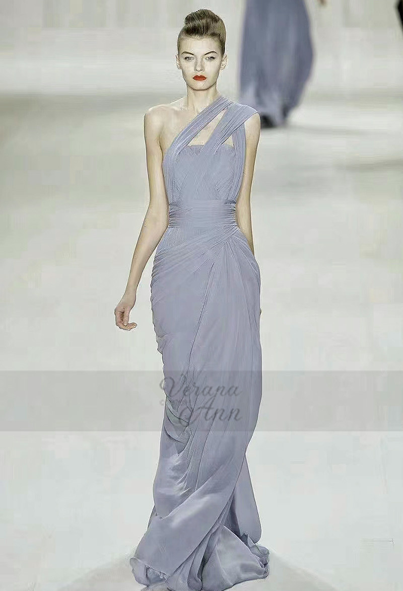 【VA】ELIESAAB明星红毯同款单肩新娘晚宴年会敬酒礼服定制