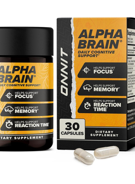 美国洛杉矶直邮 ONNIT Alpha Brain脑力补充剂记忆认知精神脑健康