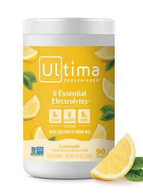 美国洛杉矶直邮 Ultima Replenisher 每日电解质粉饮料混合剂无糖