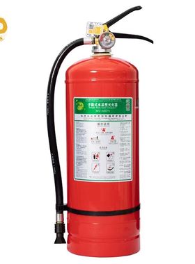 神龙25年新国标手提式水基型灭火器6升 车载及商用灭火器MS/ABEF6