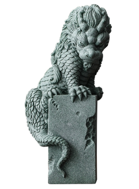 辉道青砂石装饰摆件新中式