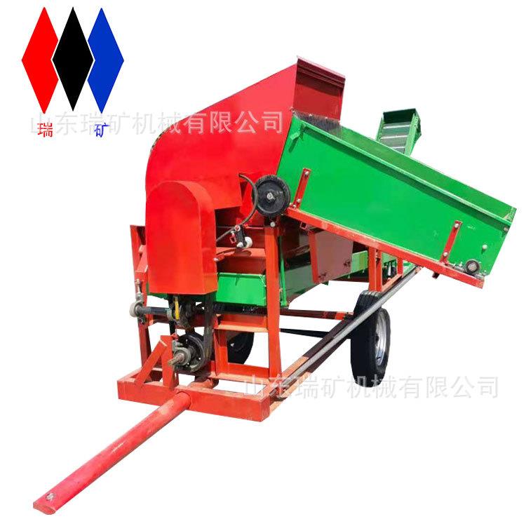 安徽明光8000型花生摘果机家用打果机拖拉机带摘花生机干湿两用