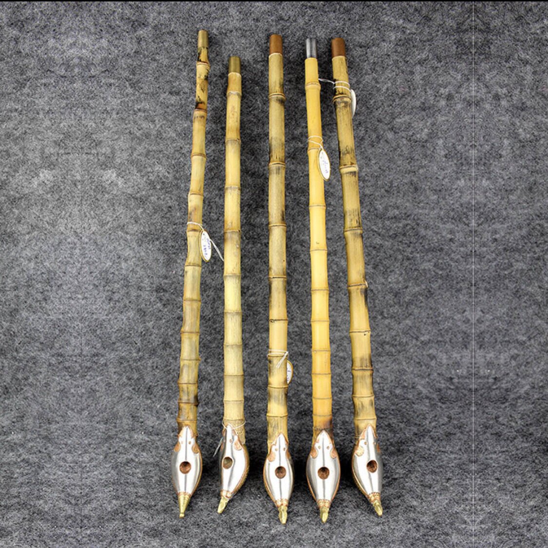 朝烟筒竹子长杆老旱烟斗烟袋锅旱烟袋老式手工烟斗铜锅子竹节烟杆