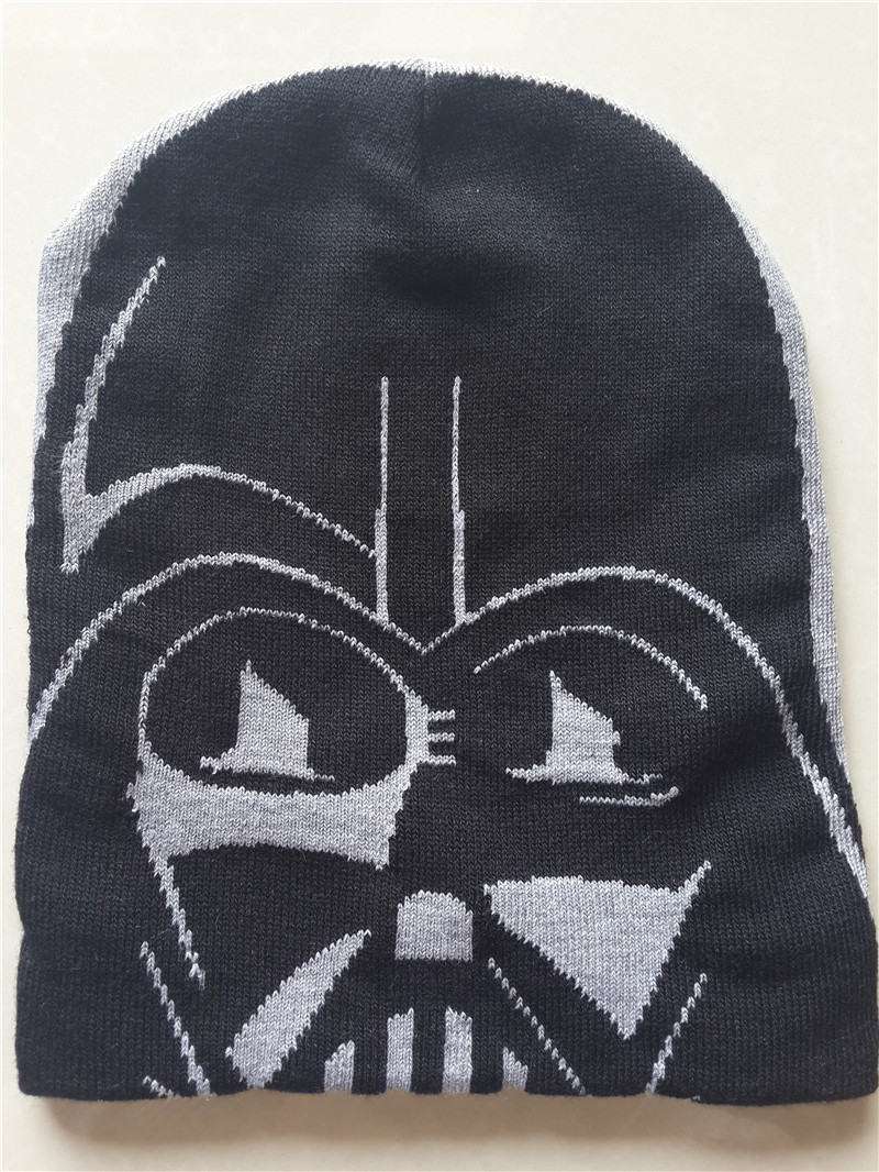 星球大战star wars黑武士帽子达斯维达darth vader儿童针织毛线帽