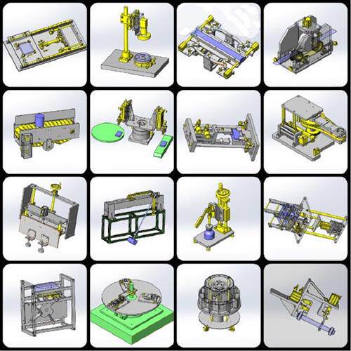 机械工程师2200套夹具机构检具治具3D建模图纸2025年09月份更新
