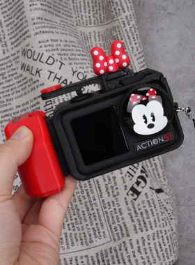 大疆DJI action4/5pro相机原厂兔笼拍摄手柄快门按键米妮配件