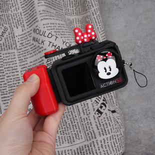 大疆DJI action4/5pro相机原厂兔笼拍摄手柄快门按键米妮配件