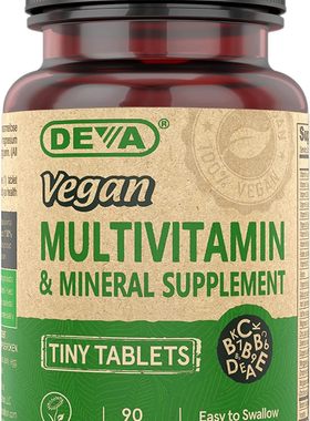 现货 Deva vegan multivitamin全素食综合复合维生素矿物质90片