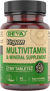 现货 Deva vegan multivitamin全素食综合复合维生素矿物质90片