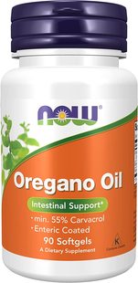 草本杀菌 美国Now Oil Oregano 181mg90粒 Foods牛至油精华软胶囊