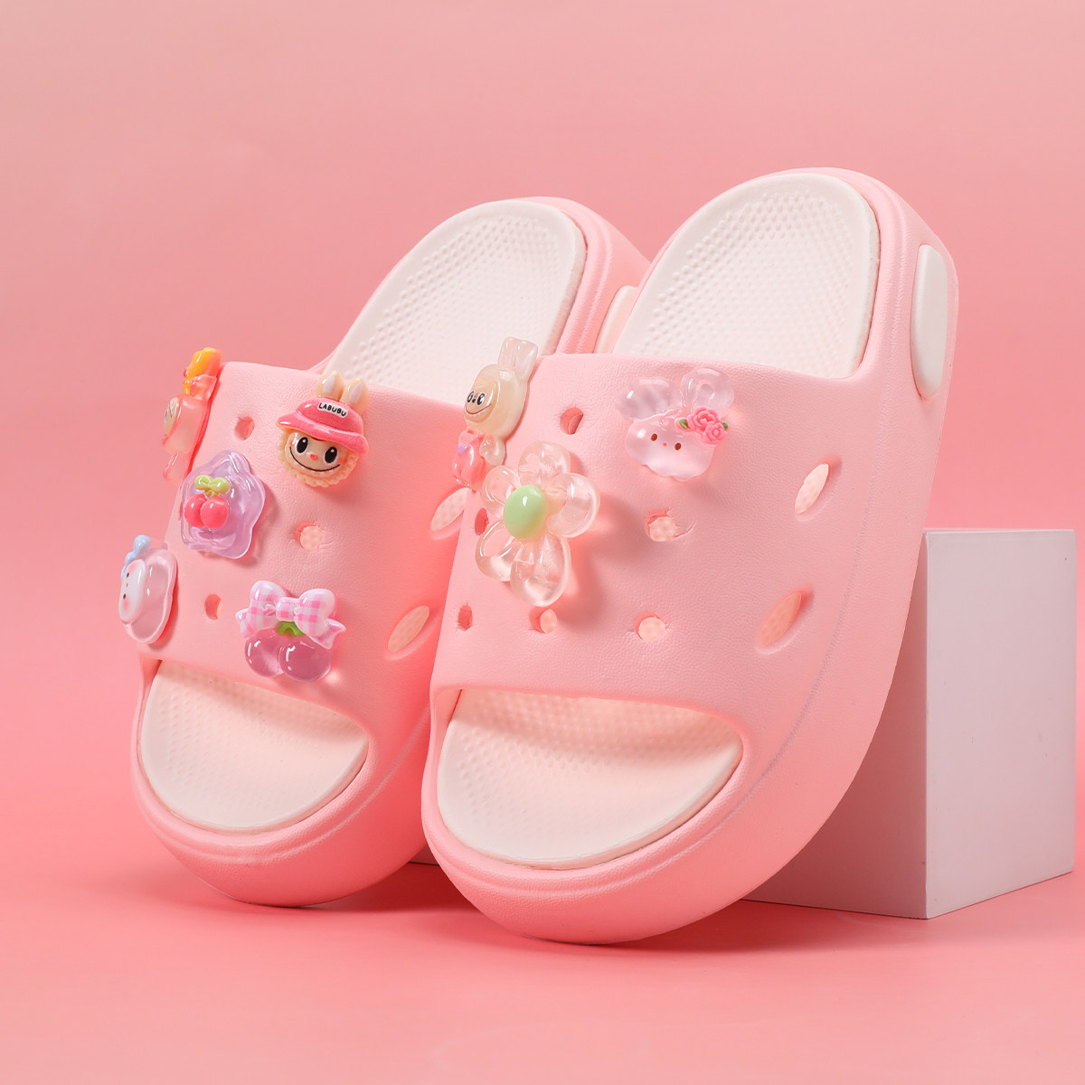 拉布布儿童拖鞋外穿百搭防滑可爱公主凉拖鞋小朋友洗澡静音亲子拖,童鞋/婴儿鞋/亲子鞋,儿童凉拖鞋,淘宝优惠券,粉丝福利购,淘宝优惠卷