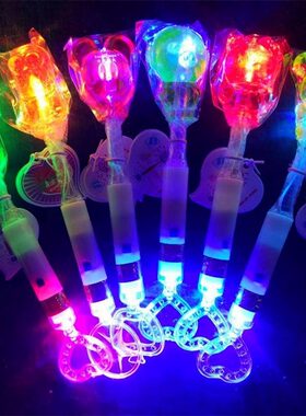 LED七彩发光棒棒糖圣诞元旦节糖