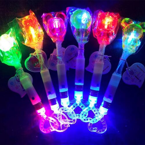 LED七彩发光棒棒糖圣诞元旦节糖