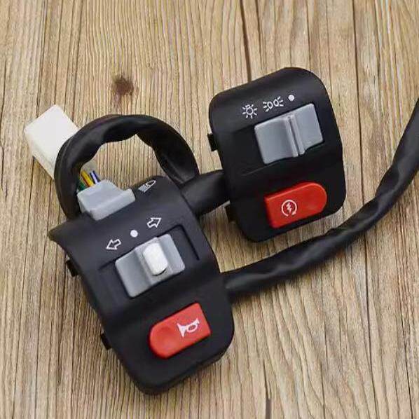 适用迅鹰踏板车摩托车尚领电动车巧格左右开关总成大灯喇叭开关