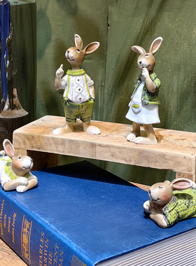 【直播】卡通兔子装饰收纳桌面摆件花园庭院装饰露台院子造景布置