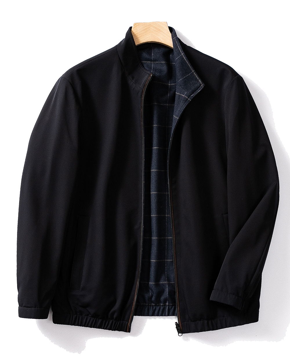 立领秋冬商务通勤休闲哈灵顿夹克