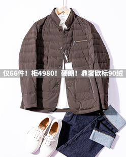 柜4980！笔挺硬朗！皇室御用！高端90欧标白鸭绒羽绒外套