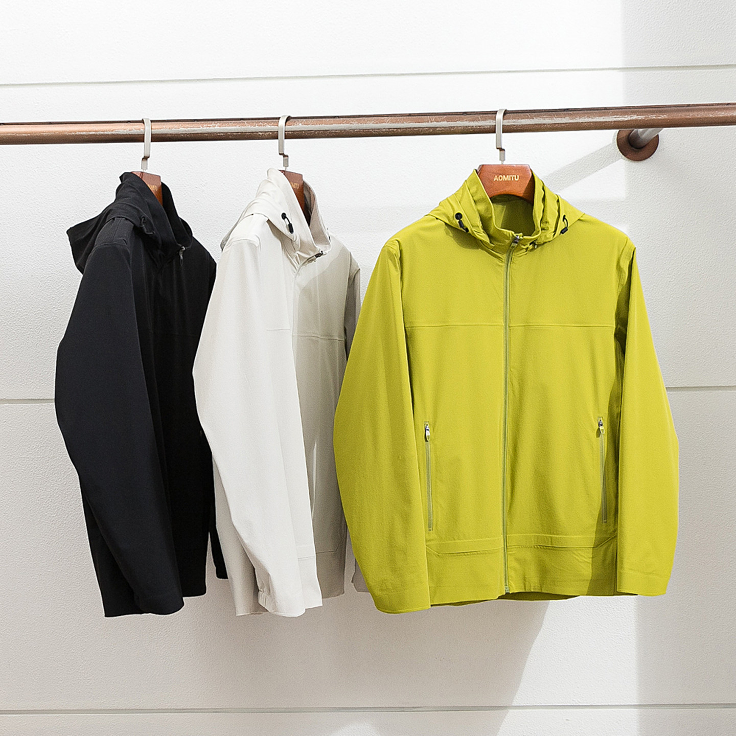 骨头版 多场景适配 春秋男士轻量户外夹克 通勤休闲连帽户外外套