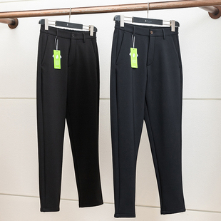 加厚长裤 3D鹅绒打印 加绒保暖商务休闲裤 秋冬男士 男 轻量裸肤暖感