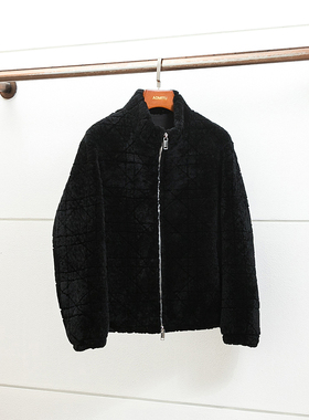 D版68000 Lacon羊皮毛一体 拉贡男士加厚保暖皮毛一体皮衣外套男