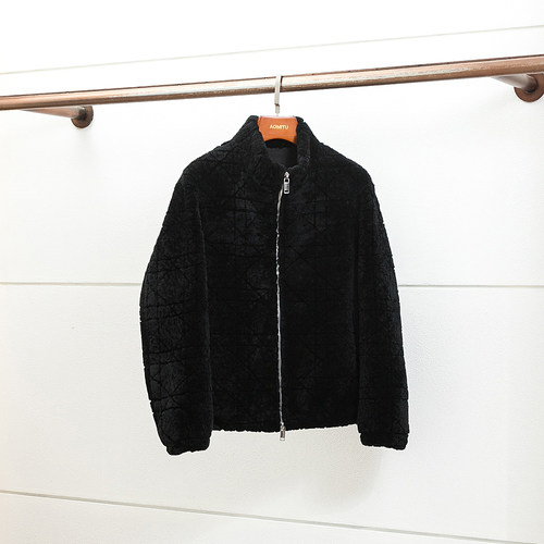 AomituLacon羊皮毛一体皮衣外套