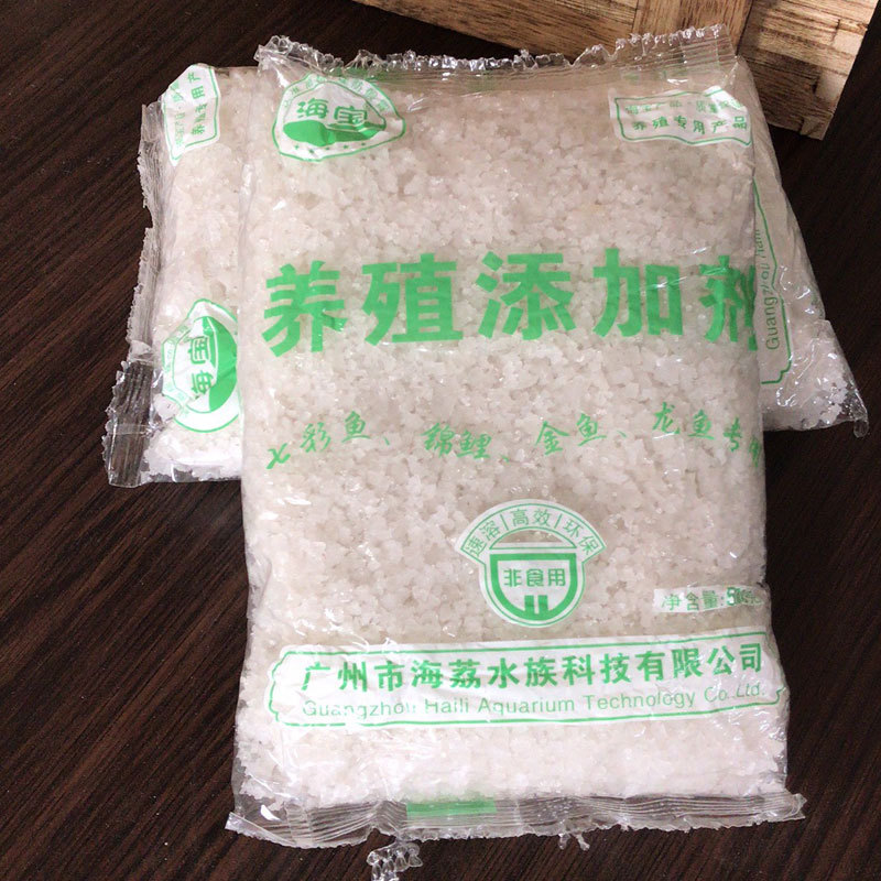 热带鱼专用盐杀菌消毒鱼缸盐龙鱼专用盐观赏鱼专用盐养鱼用的盐