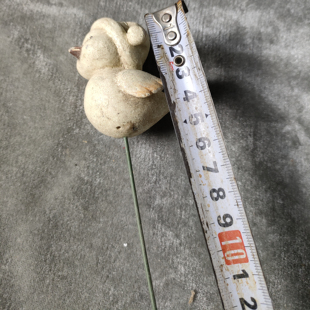 包邮 微瑕介意勿拍满20 磕伤实物如图 外贸出口陶土卡通花插