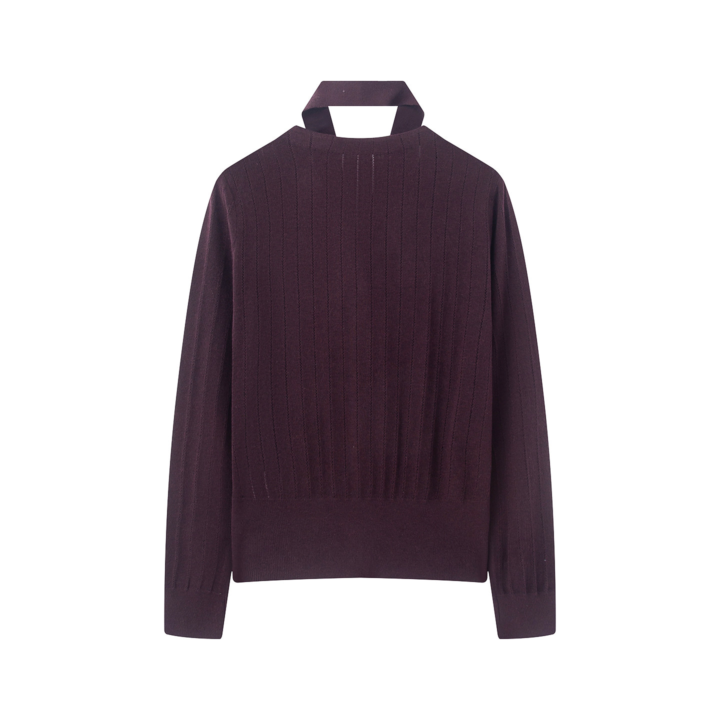 艾系~时尚气质V领蝴蝶结系带针织开衫女2026春季新款软糯弹力毛衣,女装/女士精品,毛针织衫,淘宝优惠券,粉丝福利购,淘宝优惠卷