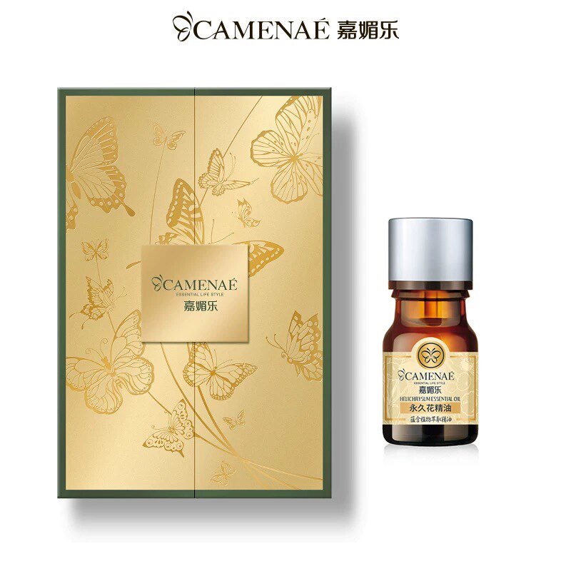 嘉媚乐意大利永久花精油紧致抗皱淡纹平滑单方精油5ml