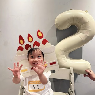 韩国蛋糕头套 生日礼物盒子 面具 派对拍照道具 舞台表演装扮用品