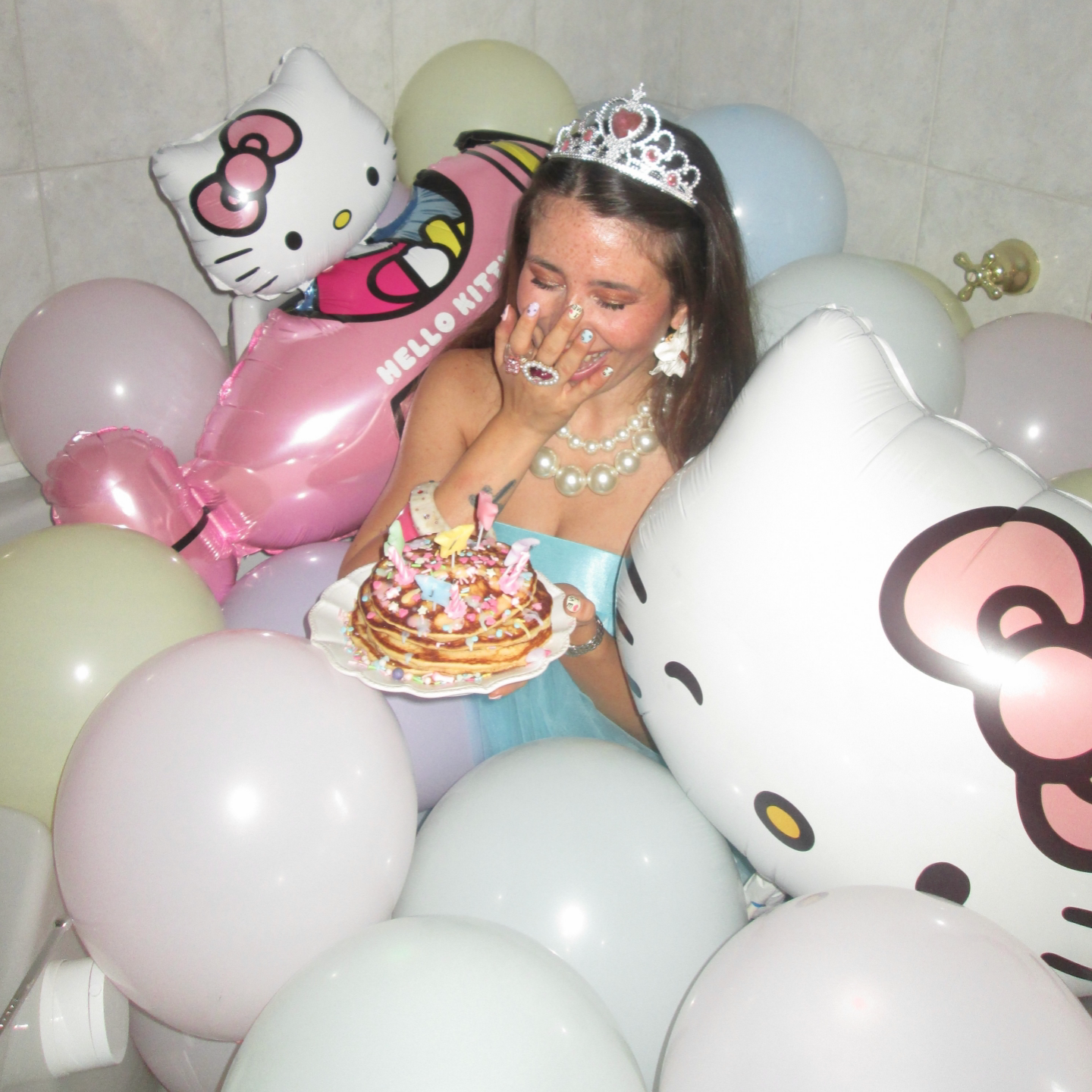 BABYPARTY凯蒂猫猫生日气球套餐