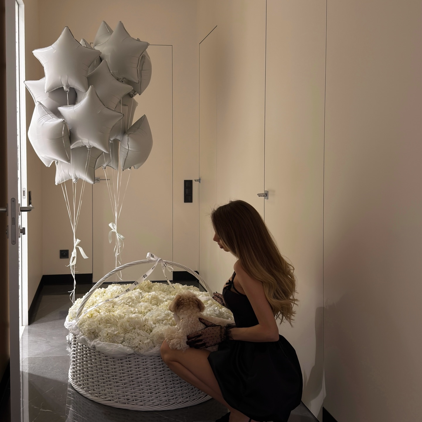 法式星星气球套装表白布置五角星造型气球11颗装Baby派对装饰用品