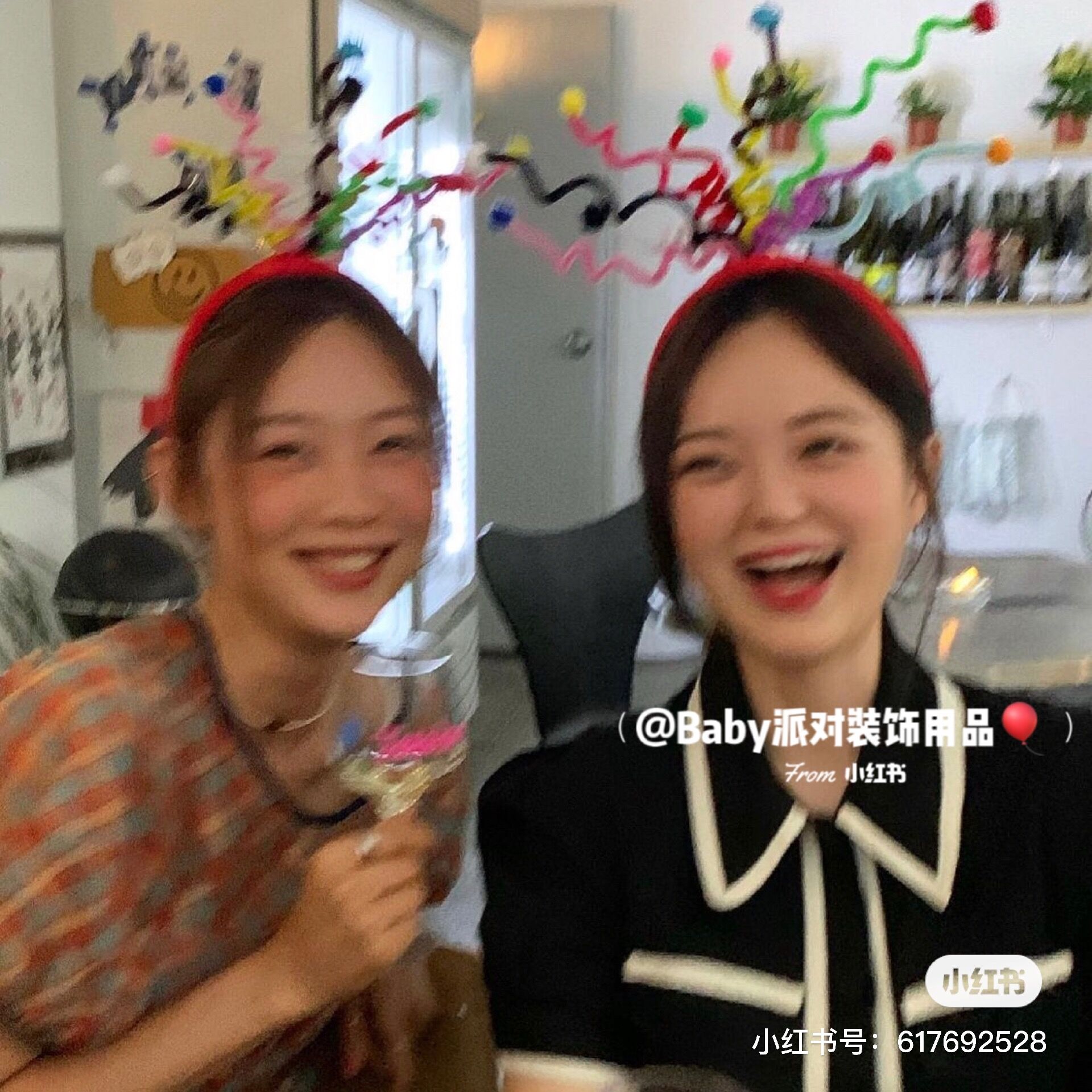 弹簧卷卷表演自拍直播网红发箍