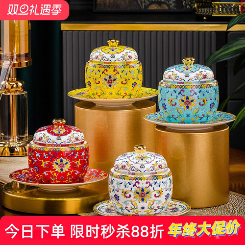 亮玉骨瓷家用燕窝盅甜品盅