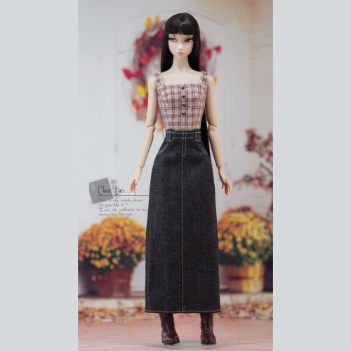 [M-202002-25-C]半身裙/FR Momoko Barbie Blythe OB Mico 娃衣