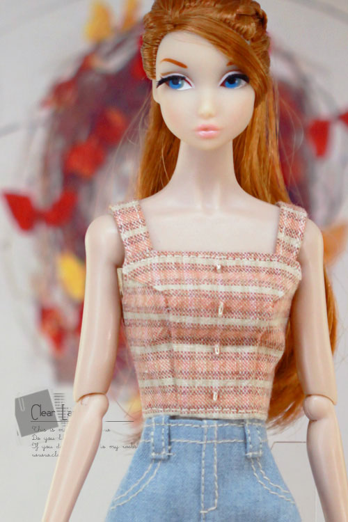 [M-202002-01-D]小吊带/FR Momoko Barbie Blythe OB Mico 娃衣