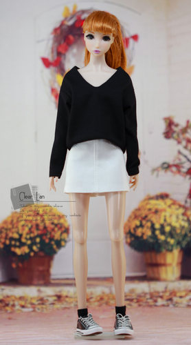 [M-202002-06-D]上衣/FR Momoko Barbie Blythe OB Mico 娃衣