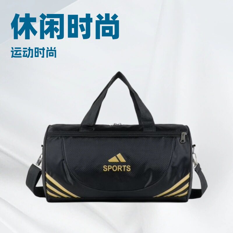 邮选跨境瑜伽包运动男女健身包大号旅行包手提圆筒运动包出行