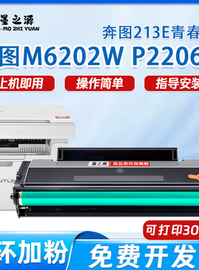 适用奔图M6202W硒鼓PD213E墨盒P2206  w/nw M6206nw青春版打印机