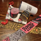 缠带 HUMOR 绑带 拳击搏击缠手 泰拳散打格斗 PUNCH潮流艺术设计