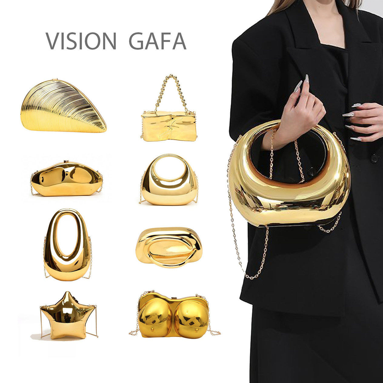 外贸新款晚宴包手机口红钥匙收纳