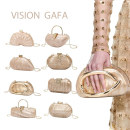 爆新跨境内销浅卡其亚克力手拿斜挎单肩包手机钥匙口红包女生礼物