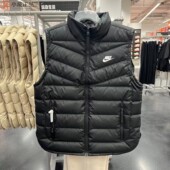 DQ6897 Nike耐克秋冬女子羽绒背心立领保暖马甲CU5097 FZ1104 010